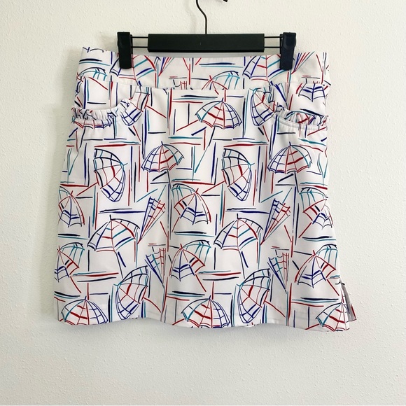 IZOD Golf umbrella print skort 4 - Picture 2 of 10